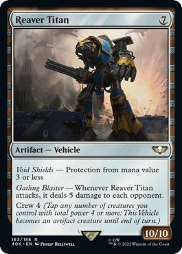 Reaver Titan (Surge Foil) (Universes Beyond: Warhammer 40K) Near Mint Foil