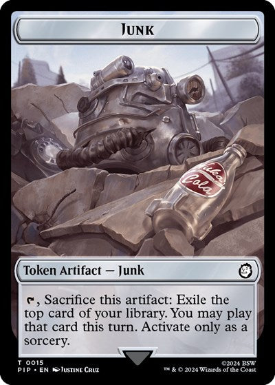 Junk / Settlement Double-Sided Token (Universes Beyond: Fallout) Near Mint