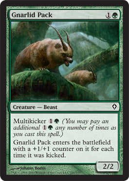 Gnarlid Pack (Worldwake) Near Mint Foil