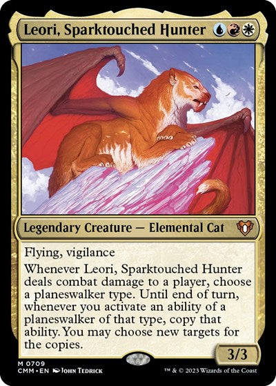 Leori, Sparktouched Hunter (Commander Masters) Near Mint