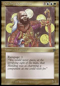 Hunding Gjornersen (Legends) Near Mint