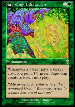 Saproling Infestation (Invasion) Near Mint