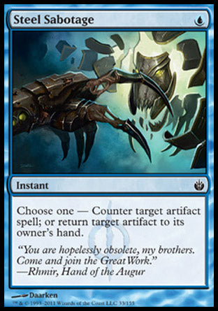 Steel Sabotage (Mirrodin Besieged) Near Mint Foil