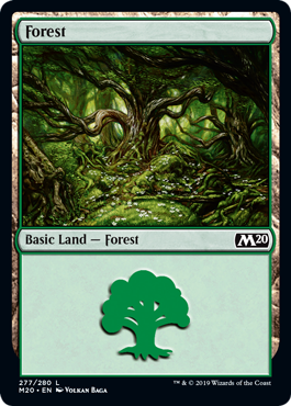 Forest (277) (Magic 2020 Core Set) Near Mint
