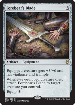 Forebear's Blade (Dominaria) Near Mint