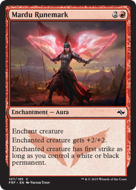 Mardu Runemark (Fate Reforged) Near Mint Foil