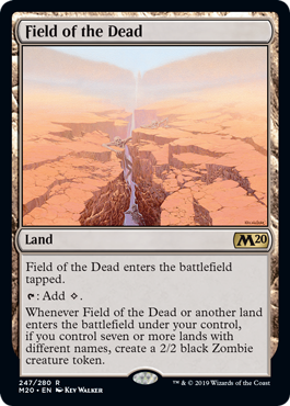 Field of the Dead (Magic 2020 Core Set) Near Mint Foil