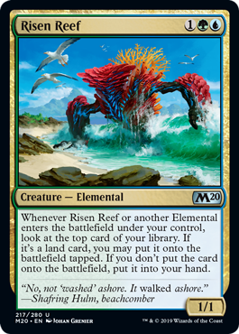 Risen Reef (Magic 2020 Core Set) Near Mint Foil