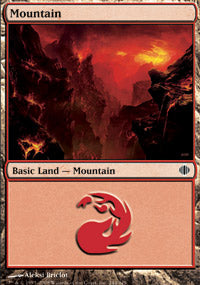 Mountain (244) (Shards of Alara) Near Mint Foil