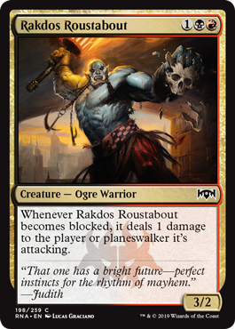 Rakdos Roustabout (Ravnica Allegiance) Near Mint Foil