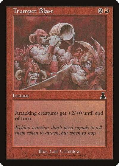 Trumpet Blast (Urza's Destiny) Near Mint Foil