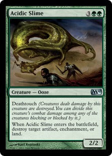 Acidic Slime (Magic 2010 Core Set) Near Mint Foil