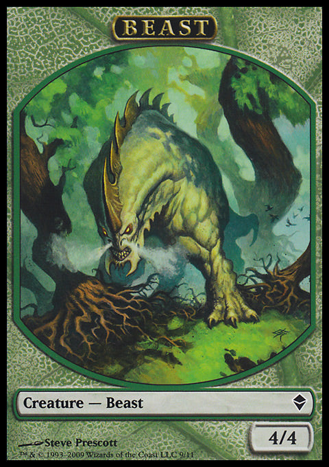 Beast (Token) (Zendikar) Near Mint