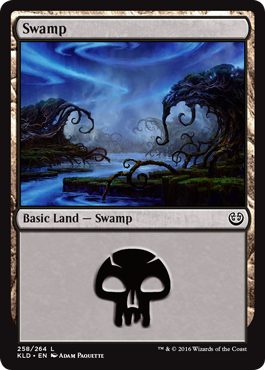 Swamp (258) (Kaladesh) Near Mint Foil