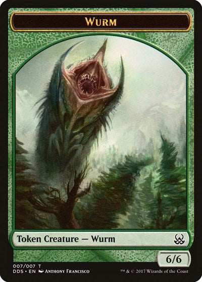 Wurm Token (Duel Decks: Mind vs Might) Near Mint
