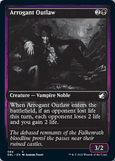 Arrogant Outlaw (Innistrad: Double Feature) Near Mint