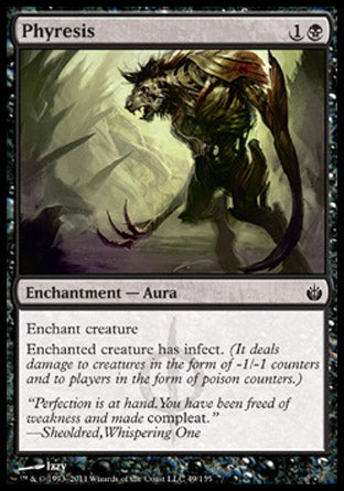 Phyresis (Mirrodin Besieged) Near Mint Foil