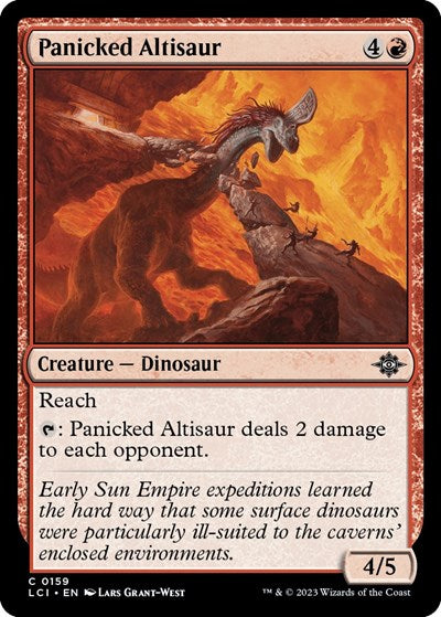 Panicked Altisaur (The Lost Caverns of Ixalan) Near Mint