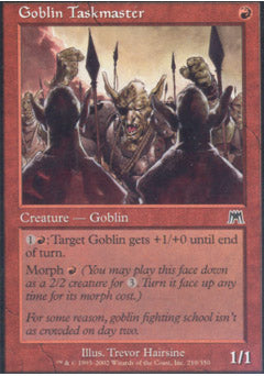 Goblin Taskmaster (Onslaught) Good Foil