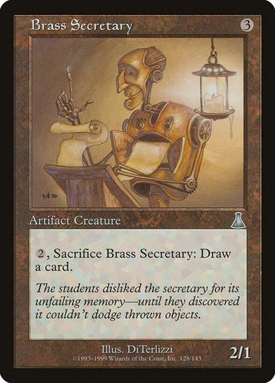 Brass Secretary (Urza's Destiny) Near Mint Foil