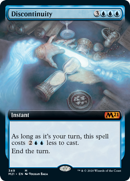 Discontinuity (Extended Art) (Magic 2021 Core Set) Near Mint