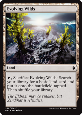 Evolving Wilds (Battle for Zendikar) Near Mint
