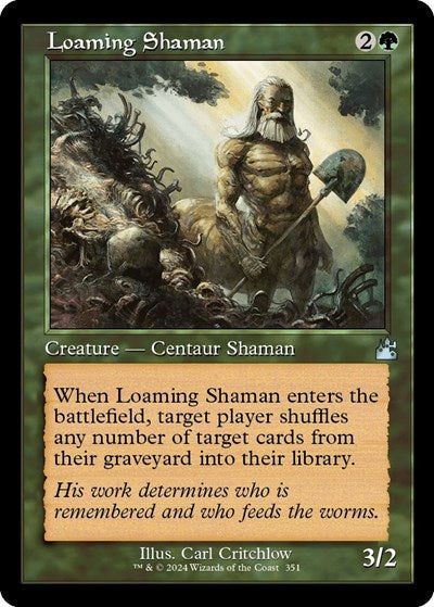 Loaming Shaman (Retro Frame) (Ravnica Remastered) Near Mint