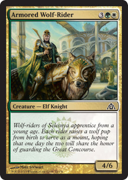 Armored Wolf-Rider (Dragon's Maze) Near Mint