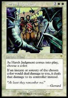Harsh Judgment (Invasion) Near Mint