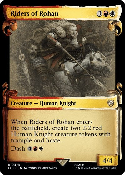 Riders of Rohan (Showcase Scrolls) (Commander: The Lord of the Rings: Tales of Middle-earth) Near Mint