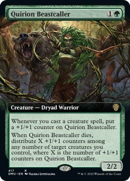 Quirion Beastcaller (Extended Art) (Dominaria United) Near Mint