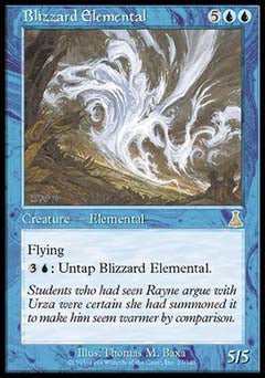 Blizzard Elemental (Urza's Destiny) Light Play