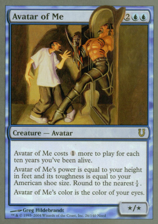 Avatar of Me (Unhinged) Near Mint