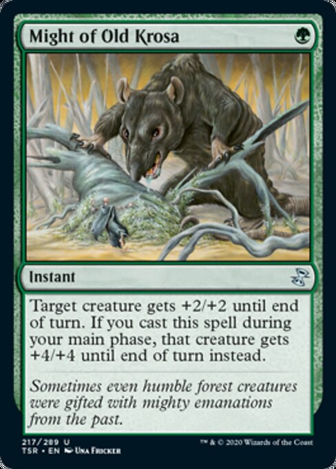 Might of Old Krosa (Time Spiral Remastered) Near Mint