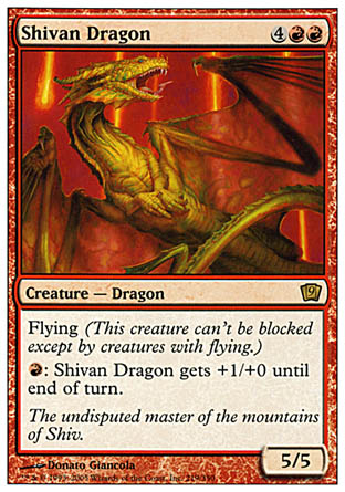 Shivan Dragon (9th Edition) Good