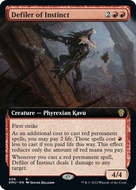 Defiler of Instinct (Extended Art) (Dominaria United) Near Mint