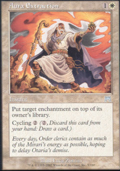 Aura Extraction (Onslaught) Light Play Foil