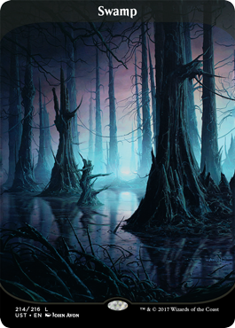 Swamp (Unstable) Near Mint Foil