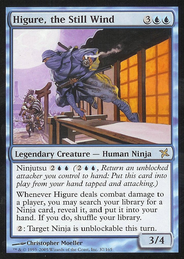 Higure, the Still Wind (Betrayers of Kamigawa) Near Mint Foil