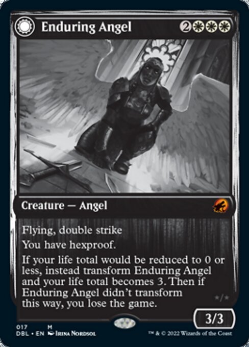 Enduring Angel / Angelic Enforcer (Innistrad: Double Feature) Near Mint