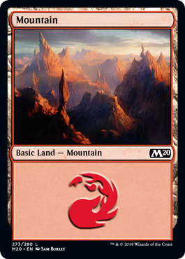 Mountain (273) (Magic 2020 Core Set) Near Mint Foil
