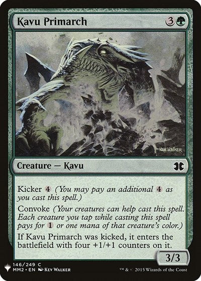 Kavu Primarch (Mystery Booster) Near Mint