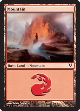 Mountain (240) (Avacyn Restored) Near Mint Foil