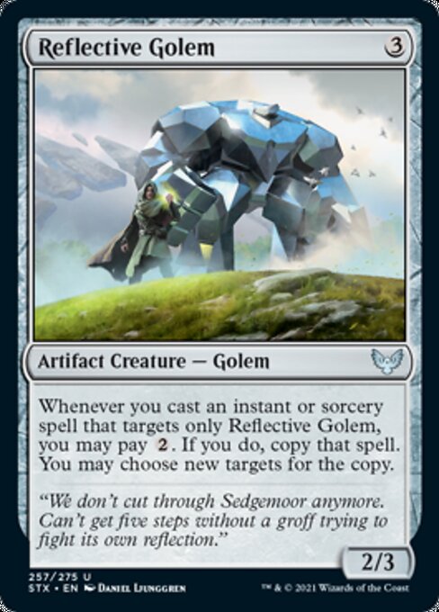 Reflective Golem (Strixhaven) Near Mint