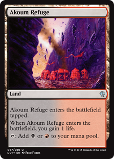 Akoum Refuge (Duel Decks: Zendikar vs Eldrazi) Near Mint