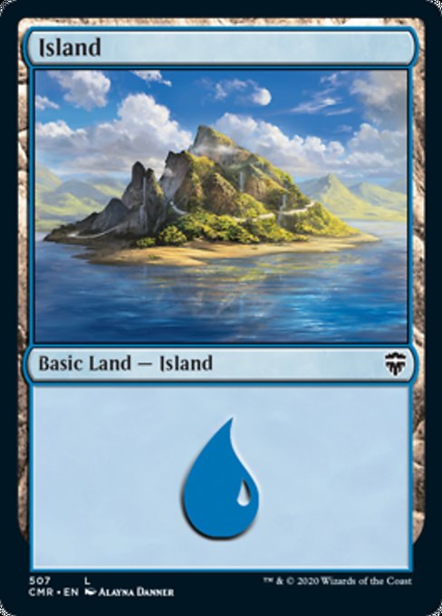 Island (507) (Commander 2020 Commander Legends) Near Mint