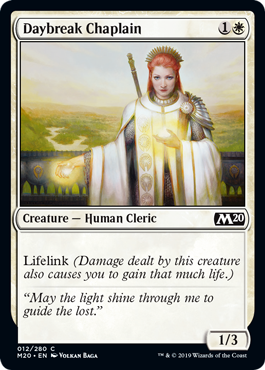 Daybreak Chaplain (Magic 2020 Core Set) Near Mint