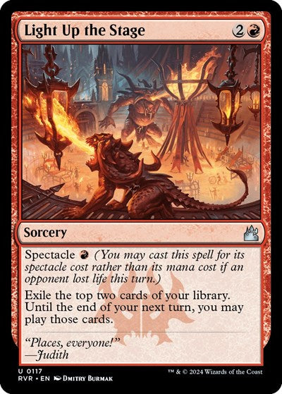 Light Up the Stage (Ravnica Remastered) Near Mint