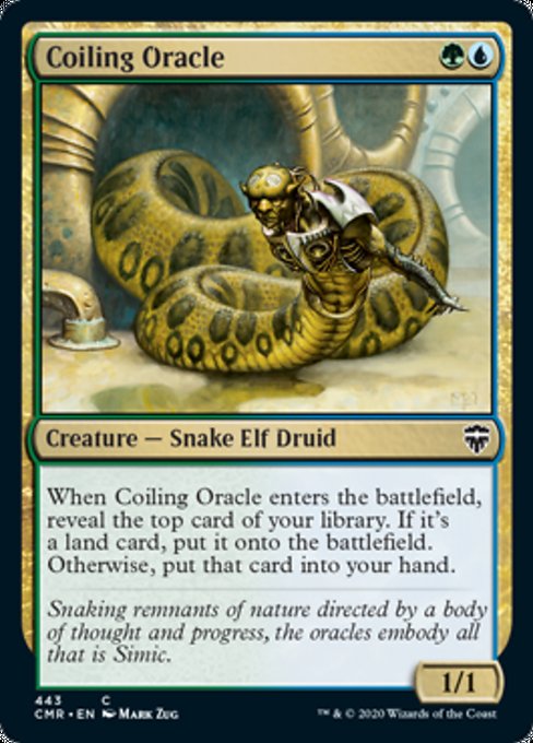 Coiling Oracle (Commander 2020 Commander Legends) Near Mint