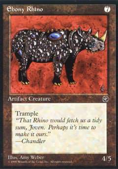 Ebony Rhino (Homelands) Near Mint